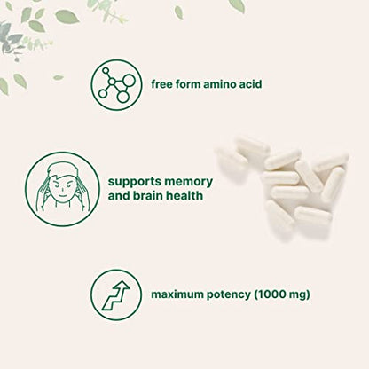 Micro Ingredients Plant Based L Tyrosine Pills, 1000mg Per Serving, 240 Capsules Micro IngredientsUS supplements