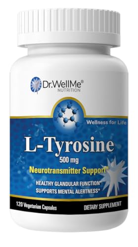 Dr.WellMe L-Tyrosine 500mg Capsules, Dietary supplements-120 Capsules DR WELLME NUTRITIONUS supplements