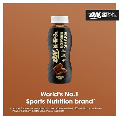 Optimum Nutrition High Protein Shake Bottles, Ready To Drink Healthy Snacks, No added Optimum NutritionUS supplements