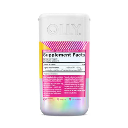 OLLY Happy Hoo-Ha Capsules, Probiotic for Women, Vaginal Health and pH OLLYUS supplements