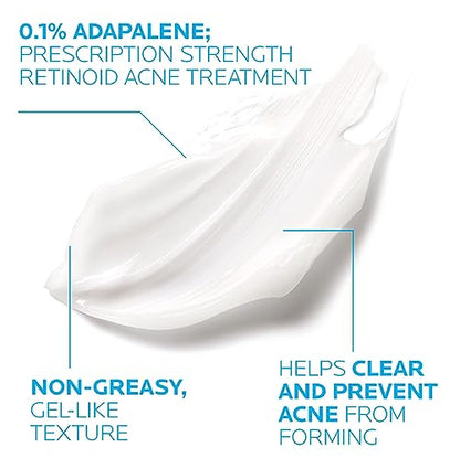 La Roche-Posay Effaclar Adapalene Gel 0.1% Acne Treatment, Prescription La Roche-PosayUS supplements