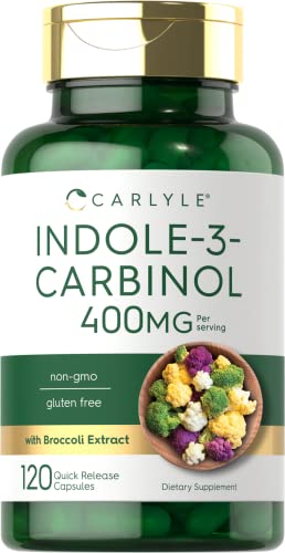Carlyle Indole-3-Carbinol (I3C) 400mg | 120 Capsules | Advanced Formula CarlyleAu supplements