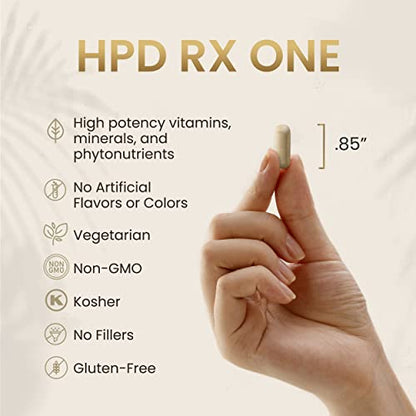 HPD Rx ONE Immunity Boost Multivitamin HPV Supplements for Women and Men, Pack of 6 HPD RxUS supplements