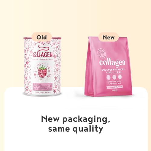 Collagen Powder with Hyaluronic Acid 400g - Premium Bovine Collagen Type I, II, III Alpha FoodsUS supplements
