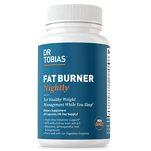 Dr. Tobias Fat Burner Nightly, Night Time Metabolic Support with White Kidney Bean Extract Dr. TobiasUS supplements