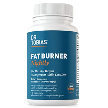 Dr. Tobias Fat Burner Nightly, Night Time Metabolic Support with White Kidney Bean Extract Dr. TobiasUS supplements