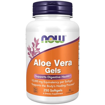 NOW Supplements, Aloe Vera (Aloe barbadensis) 10,000 mg, Supports Digestive Health NOWUS supplements