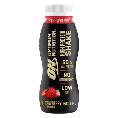 Optimum Nutrition High Protein Shake Bottles, Ready To Drink Healthy Snacks, No added Optimum NutritionUS supplements