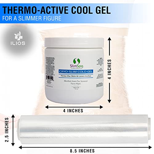 SlimSpa Cyro-Slim Cold Gel With Ilios Wrap - Skin Firming & Tightening Cryo Gel Solution ILIOSUS supplements