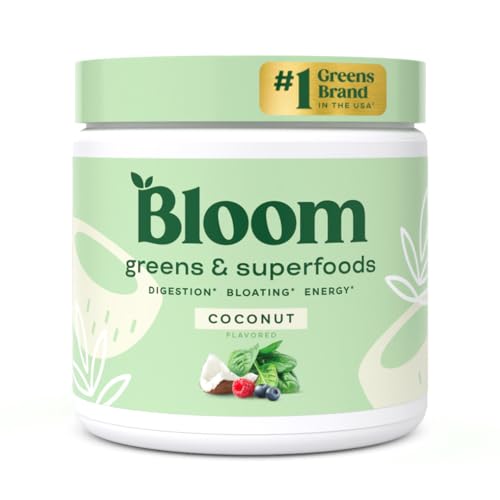 Bloom Nutrition Super Greens Powder Smoothie & Juice Mix (Coconut) Bloom NutritionUS supplements