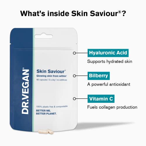 DR.VEGAN Skin Saviour | Fuel Collagen Naturally | Collagen Alternative | 60 Capsules dr veganUS supplements