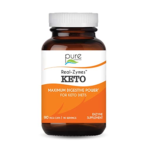 Real-Zymes™ KETO Digestive Enzymes Supplement with Probiotics for Better Digestion PURE ESSENCE LABSUS supplements