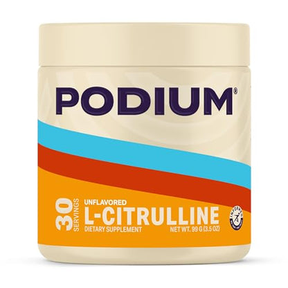 Podium Nutrition, Solos | L-Citrulline, 30 Servings, Unflavored, Boost Athletic Performance Podium NutritionUS supplements