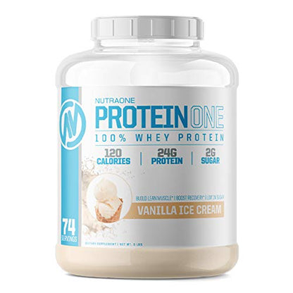 NutraOne ProteinOne Whey Protein Promote Recovery and Build Muscle with a Protein NutraOneUS supplements