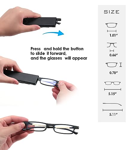 SKYOAK Ultra thin Lightweight Folding Reading Glasses Women Men TR90 Blue Light Blocking SKYOAKUS supplements