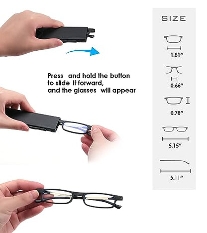 SKYOAK Ultra thin Lightweight Folding Reading Glasses Women Men TR90 Blue Light Blocking SKYOAKUS supplements