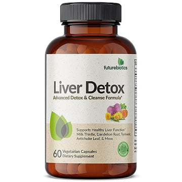 Futurebiotics Liver Detox Advanced Detox & Cleanse Formula Supports Healthy Liver Function FuturebioticsUS supplements