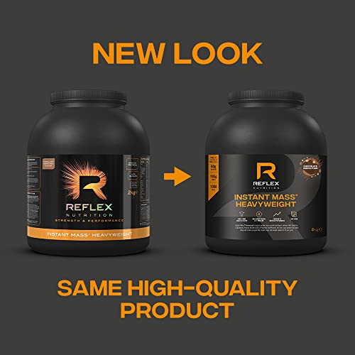 Reflex Nutrition Instant Mass Heavyweight, Mass Protein Powder, Over 1000 Calories Per Serving, 60g Protein Reflex NutritionUS supplements