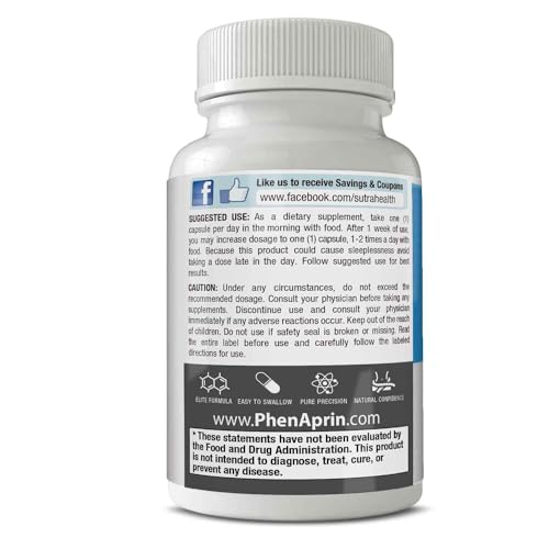 PhenAprin XR Maximum Strength Appetite Suppressant Diet Pills - 2-Pack, Metabolism Boosting SutraHealthAu supplements