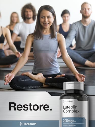 Luteolin Complex with Rutin | 50 Capsules | Vegetarian, Non-GMO & Gluten Free Flavonoid HorbäachAu supplements