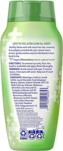 Vagisil Feminine Wash for Intimate Area Hygiene, Healthy Detox, All Over Body Wash for Women VagisilAu supplements