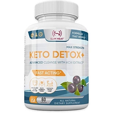 Advanced Keto Colon Cleanser & Detox for Weight Loss - Aids Healthy Colon Function Slim HeatAu supplements