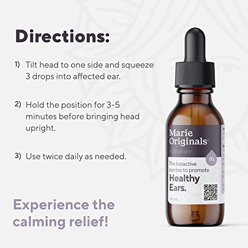 Organic Ear Oil for Earache Irritation, All Natural Eardrops for Infection Marie OriginalsAu supplements