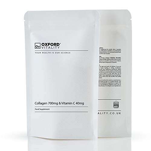 Collagen and Vitamin C Capsules | High Strength and Quality | Oxford Vitality (365) Ov OXFORD VITALITYAu supplements