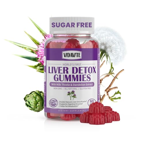 VIDAVITE Sugar-Free Liver Cleanse Detox & Repair Gummies — 1500mg Silymarin Milk VIDAVITEUS supplements
