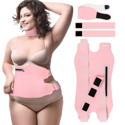 Fshyos Upgrade Castor Oil Wrap Plus Size Kit with Unrefined Castor Oil for Liver Detox FshyosUS supplements