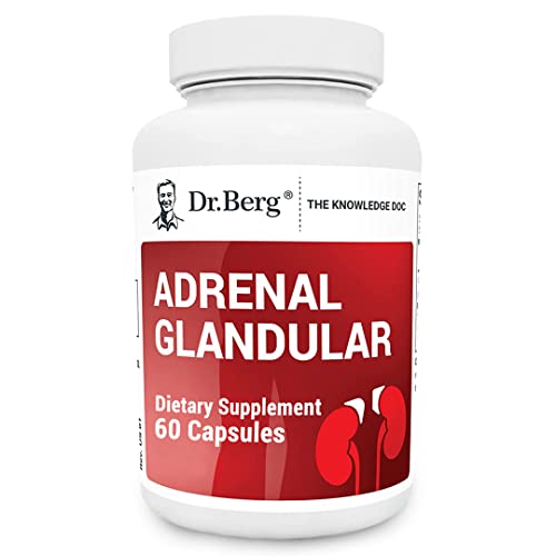 Dr. Berg's Adrenal Glandular - Cortisol Manager, More Energy, Focus, Stress and Immunity Dr. Berg NutritionalsUS supplements