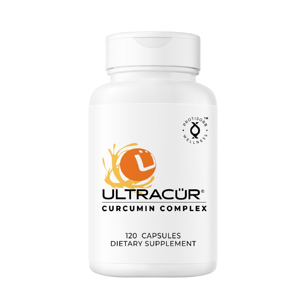 UltraCur Curcumin Complex Supplement - Ultra Bioavailable High Absorption Turmeric Curcumin Supplement for Joint, Muscle & Brain Support - Patented Protisorb for Premium Absorption – 120 Capsules UltraCurAu supplements