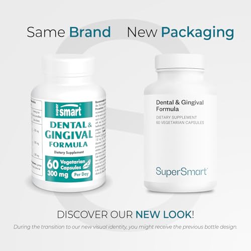 Supersmart - Dental & Gingival Formula (Patented) - Oral Care Supplement - with TEES-10 | Non-GMO & Vegan - 60 Vegetarian Capsules SupersmartAu supplements