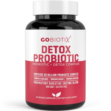 GOBIOTIX Detox Probiotic Supplement with Digestive Enzymes, Milk Thistle, Turmeric GOBIOTIXAu supplements