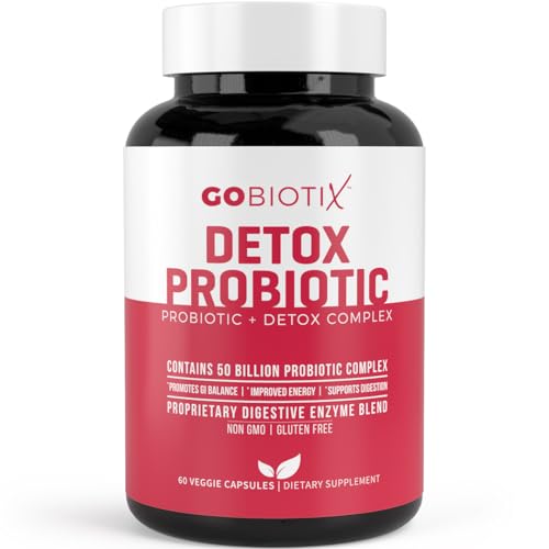GOBIOTIX Detox Probiotic Supplement with Digestive Enzymes, Milk Thistle, Turmeric GOBIOTIXAu supplements