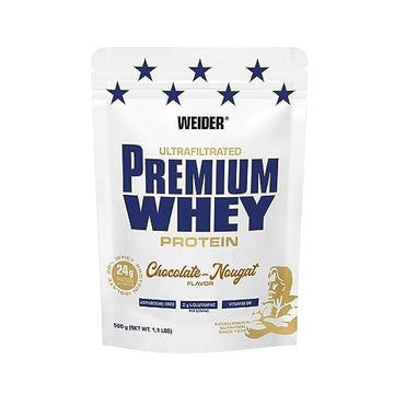 Weider Premium Whey (500g) Chocolate-Nougat Flavour. Ultrafiltrated Proteins from Whey Protein WeiderAu supplements