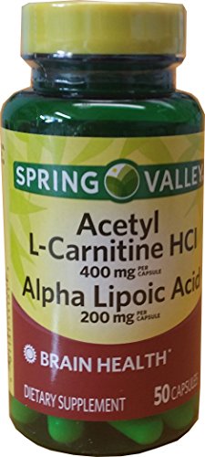 Spring Valley - Acetyl L-Carnitine 800mg Plus Alpha Lipoic Acid 400mg, 50 Capsules Heath SecretAu supplements