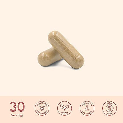 Winged Wellness Hot Momma, Perimenopause & Menopause Supplement - Vegan Menopause Winged WellnessUS supplements