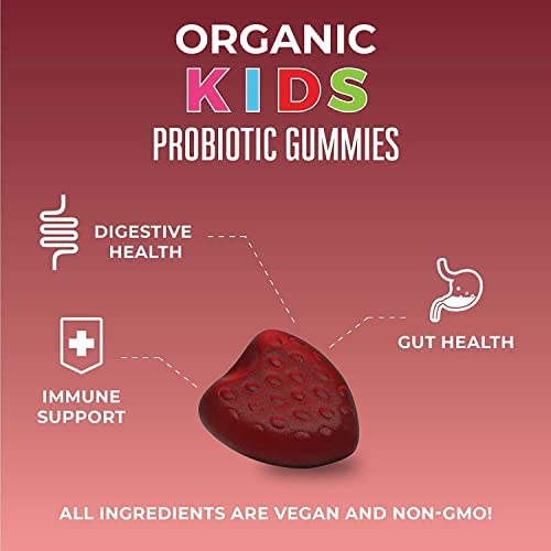 MaryRuth Organics Kids Probiotics for Digestive Health | USDA Probiotic Gummies | 2 Month Supply | Kids Probiotics | Immune Support | Gut Health Supplement | Vegan | Non-GMO | Gluten Free | 60 Count MARYRUTH'SUS supplements