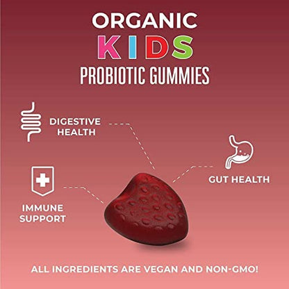 MaryRuth Organics Kids Probiotics for Digestive Health | USDA Probiotic Gummies | 2 Month Supply | Kids Probiotics | Immune Support | Gut Health Supplement | Vegan | Non-GMO | Gluten Free | 60 Count MARYRUTH'SUS supplements