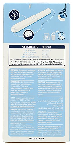 Natracare Organic Cotton Super Tampons with Cardboard Applicator, Plastic Free, Chlorine Free NATRACAREAu supplements