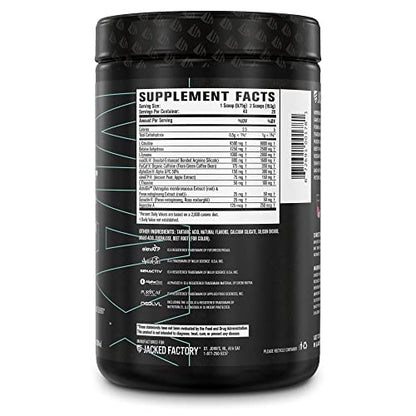 Jacked Factory Nitrosurge Max Nootropic Pre Workout Powder - Premium Pre Workout Jacked FactoryUS supplements