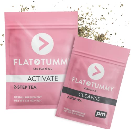 Flat Tummy Tea 2-Step Detox Tea – 2 Week Program – to Boost Energy, Speed Metabolism Flat Tummy TeaAu supplements