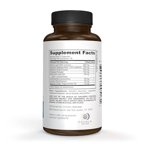 COHALA WELLNESS The Cleanse - 15 Day Prebiotics Colon Cleanser & Detox Fiber Supplement COHALA WELLNESSUS supplements