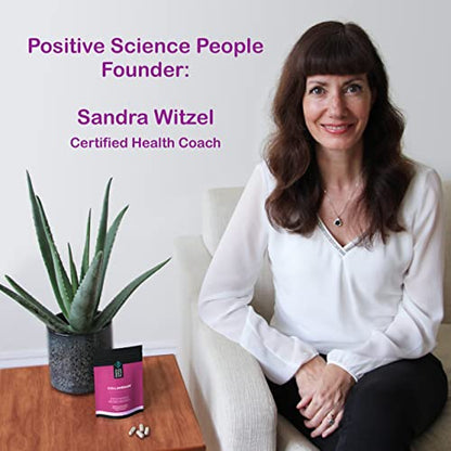 Unique Vegan Collagen Supplement with 18 Amino Acids, Hyaluronic Acid, Bamboo Silica, Biotin, Vitamins Positive Science PeopleUS supplements