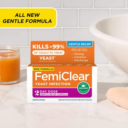 FemiClear Gentle Relief Formula 2 Day Infection Treatment, Gentle Formula for More Sensitive Individuals FemiClearAu supplements