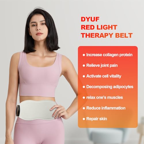Red Light Therapy Belt Vibrating for Muscle Recovery and Pain Relief DYUFAu supplements