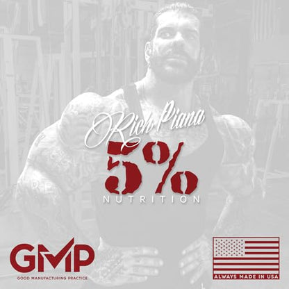 5% Nutrition Rich Piana Kill It Pre Workout Powder w/Creatine, Jitter-Free Caffeine 5% NutritionUS supplements