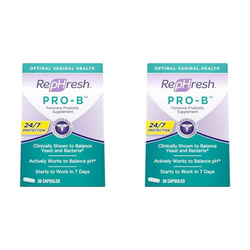 Rephresh Pro-B Probiotic Supplement for Women, 30 Oral Capsules (Pack of 2) RephreshAu supplements